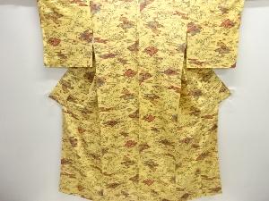 風景模様小紋着物